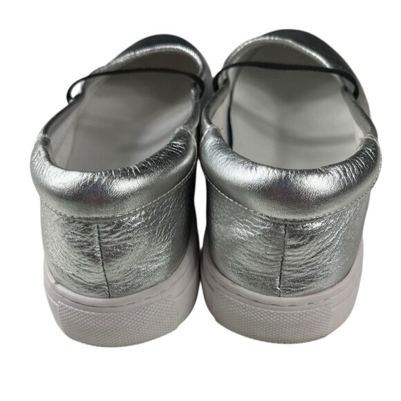 Seychelles Moon Child Metallic Leather Upper Mary Jane Style Flats Silver Size 9 - Picture 7 of 15